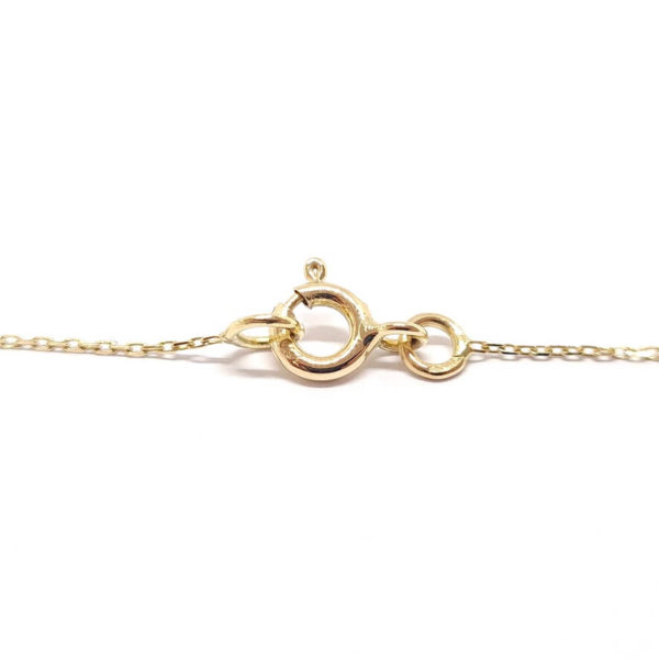 Collier coeur or jaune 18 carats diamants